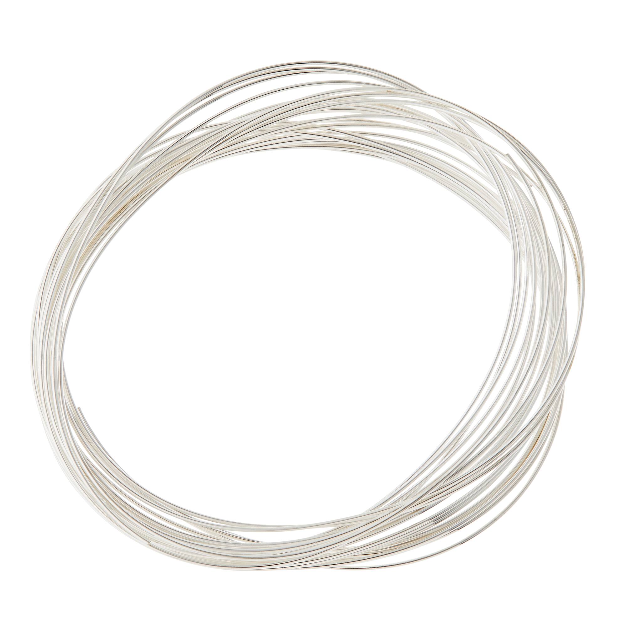 Beadalon® Silver-Plated Memory Wire, Oval Bracelet